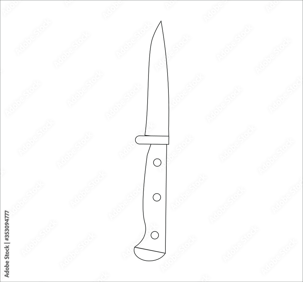 knife. illustration for web and mobile knife. illustration for web and mobile