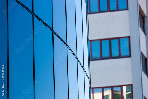 Shapes and colors in the urban landscape