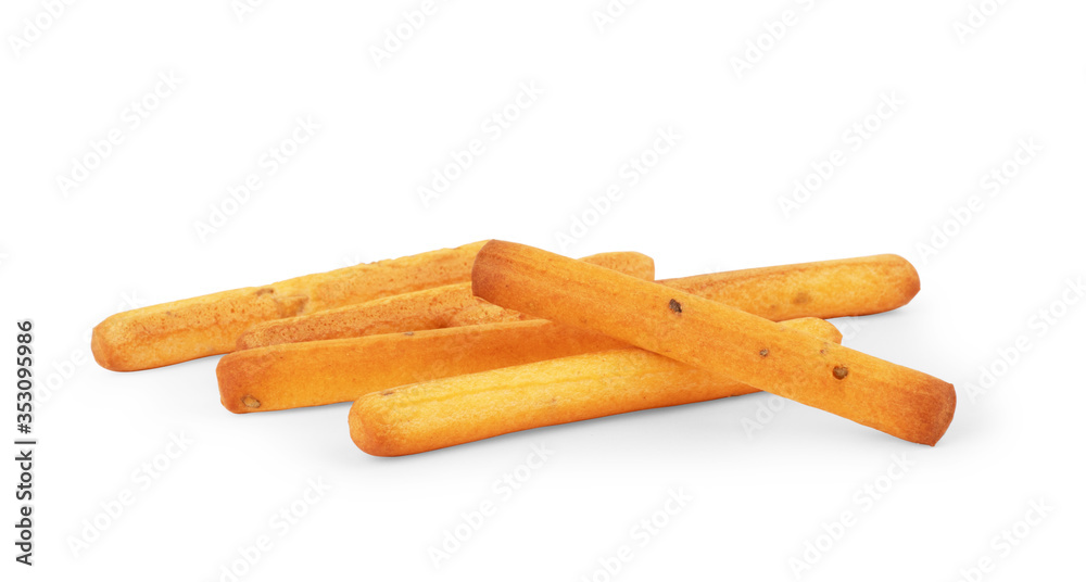 bread sticks on white background bread sticks on white background