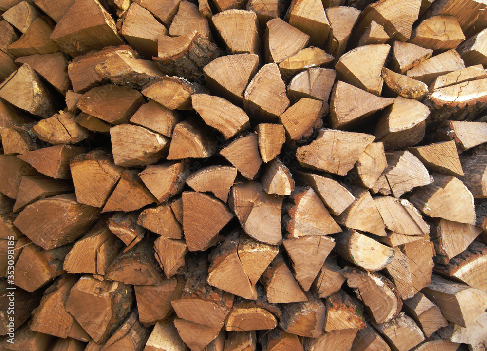 The chopped tree was piled in a pile. The chopped tree was piled in a pile.