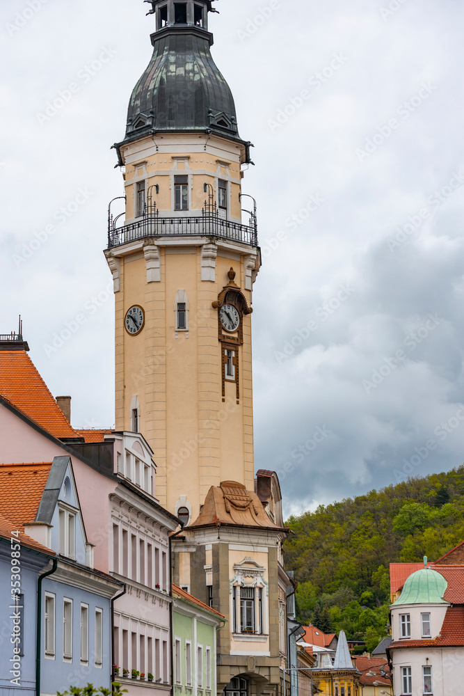Old town Bilina, Usti nad Labem Region, Czech Republic