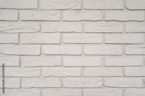 wall of white brick. stone background.