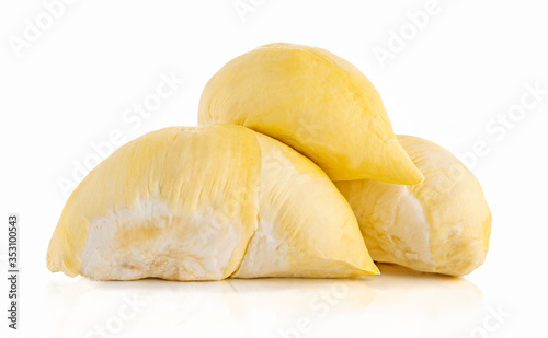 Durian Siam on white background