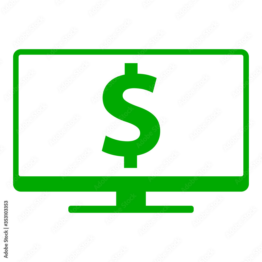 Dollar und Monitor Dollar und Monitor