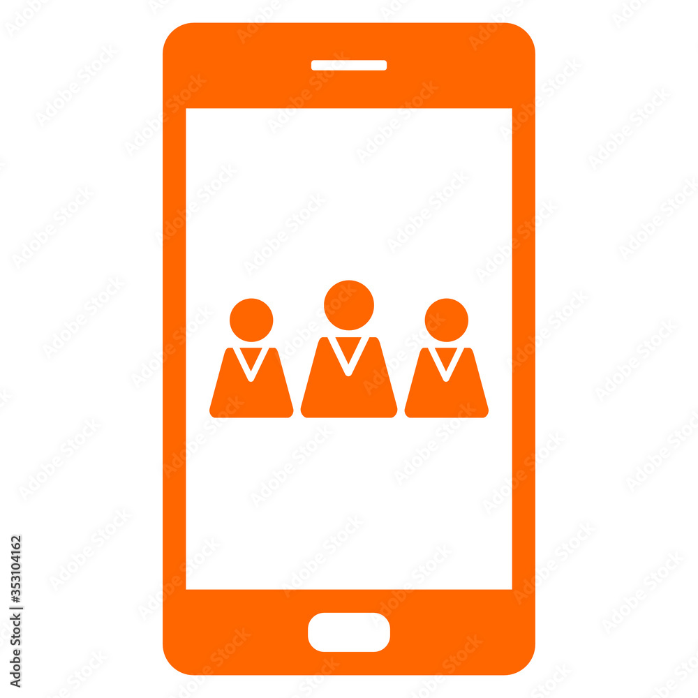 Team und Smartphone Team und Smartphone