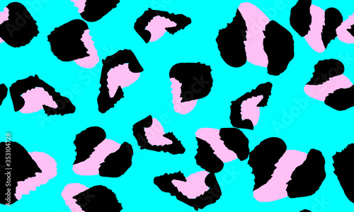 Leopard Print. Spotted Texture. Seamless Pattern.