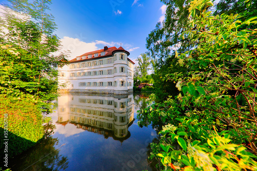 The moated Castle in the City Bad Rappenau, Baden-Württemberg, Germany photo