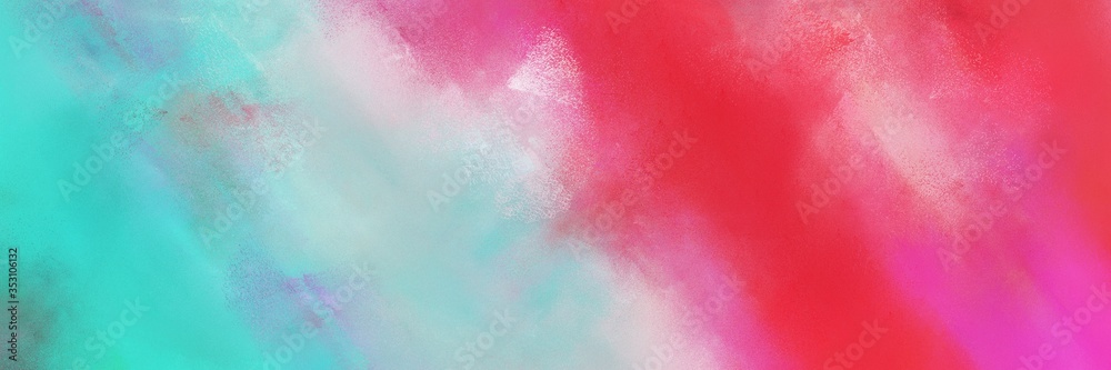 abstract colorful diagonal background with lines and moderate pink, pastel blue and medium turquoise colors. art can be used as background illustration