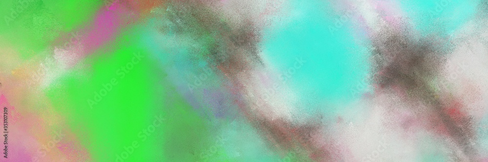 abstract colorful diagonal background with lines and dark sea green, pastel gray and aqua marine colors. can be used as poster, background or banner