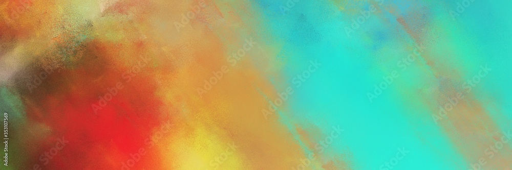 abstract colorful background with lines and dark khaki, turquoise and peru colors. can be used as canvas, background or texture