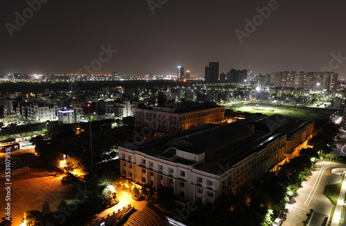 Night view of NOIDA- as seen from my balcony.