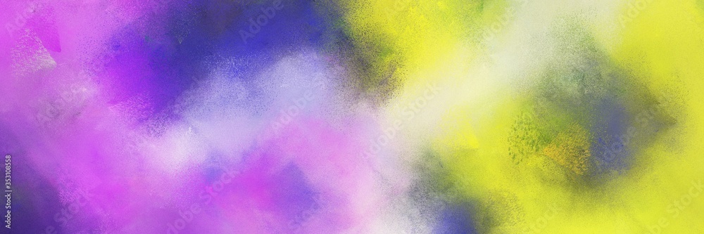 abstract colorful diagonal background with lines and pastel violet, orchid and yellow green colors. can be used as card, banner or header