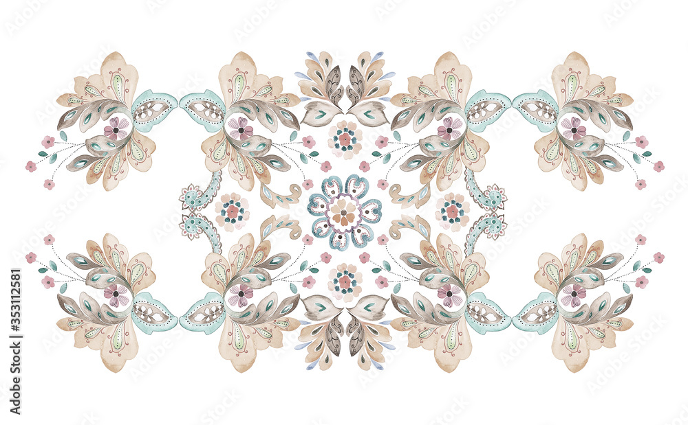 Classic paisley and fine lace pattern, Persian pattern,suitable for textile clothing and wallpaper design, invitation design Classic paisley and fine lace pattern, Persian pattern,suitable for textile clothing and wallpaper design, invitation design