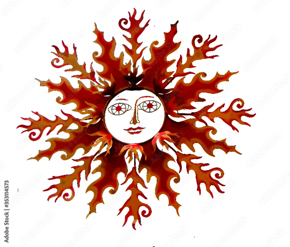 Sol sorridente