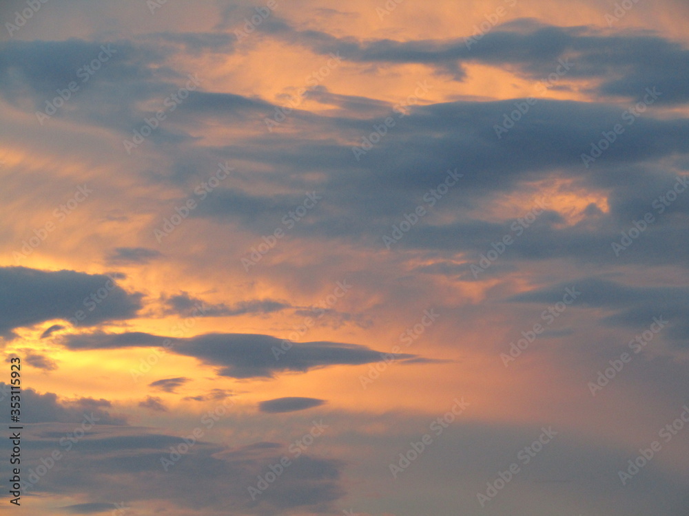 Obraz premium sunset in the sky