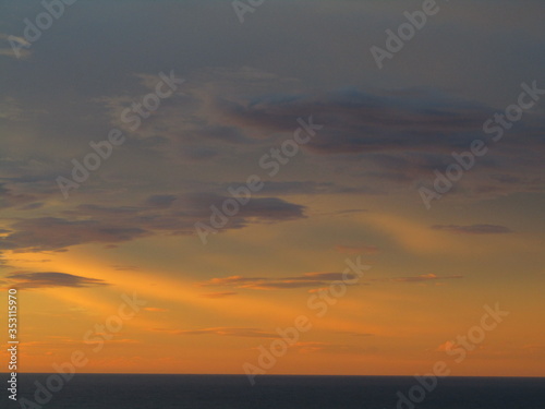 sunset over the sea © Anna