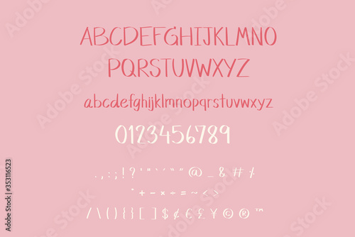 This set is alphabets A-Z, numeral and punctuation that you can use on your logos, social media, print etc.