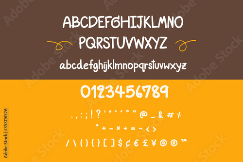 This set is alphabets A-Z, numeral and punctuation that you can use on your logos, social media, print etc.