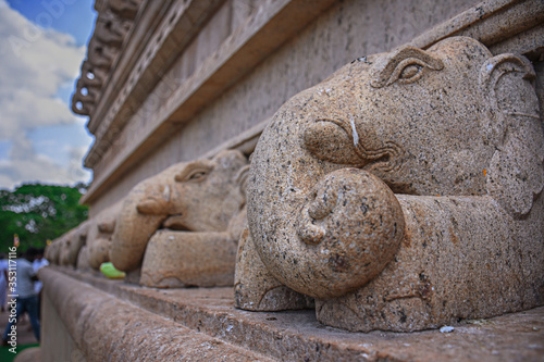 Stone Carving In Anuradhapura