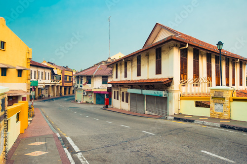 Streets of Malacca city, Malaysia