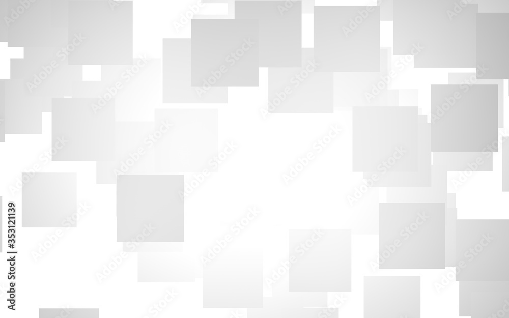 White abstract background. Misty backdrop with grey squares. 3D illustration White abstract background. Misty backdrop with grey squares. 3D illustration