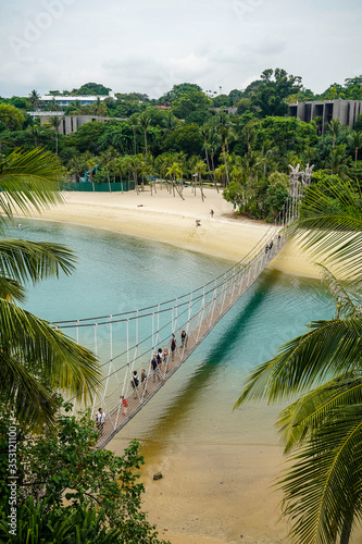 Sentosa Island Swing Bridge