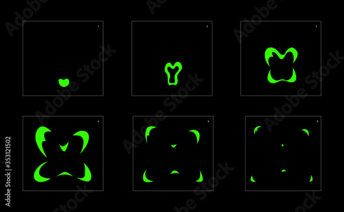 liquid explosion animation effect. Explosion Animation effect. Animation Sprite sheet for games, cartoon or animation. vector style animation effect 1077.