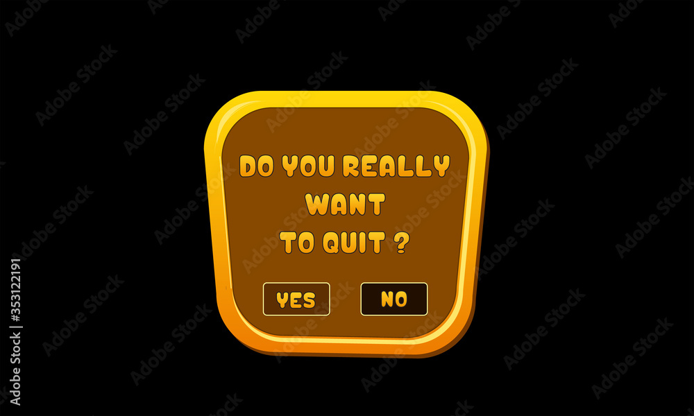 quite ui kits - game quite vector elements quite ui kits - game quite vector elements