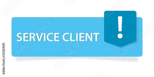 service client bouton