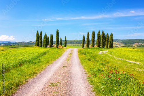 Beautiful landscape in Tuscany, Italy