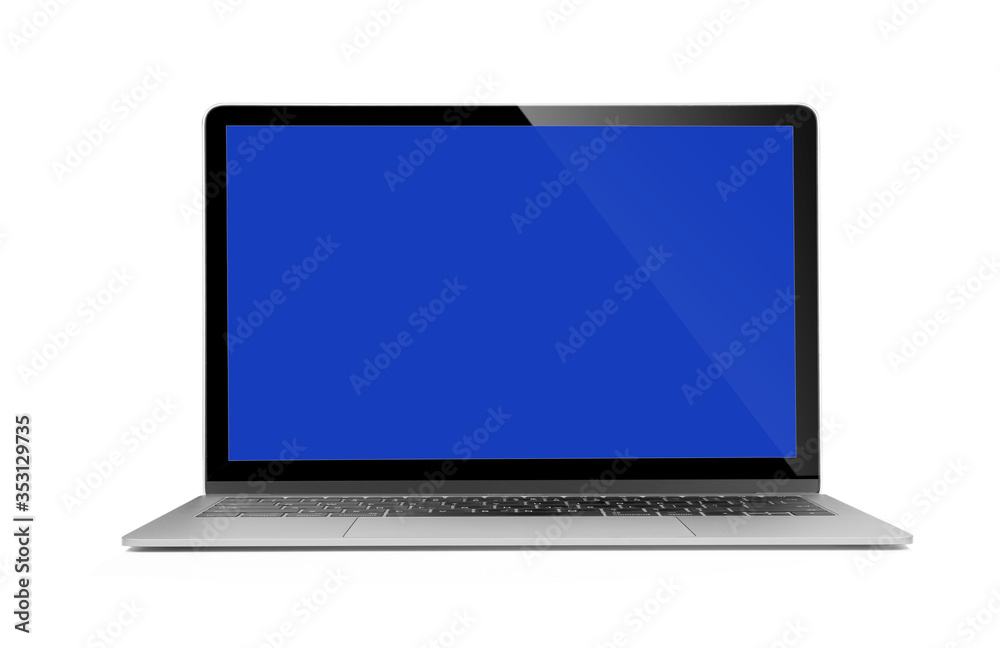 Isolated laptop with empty space on white background Isolated laptop with empty space on white background