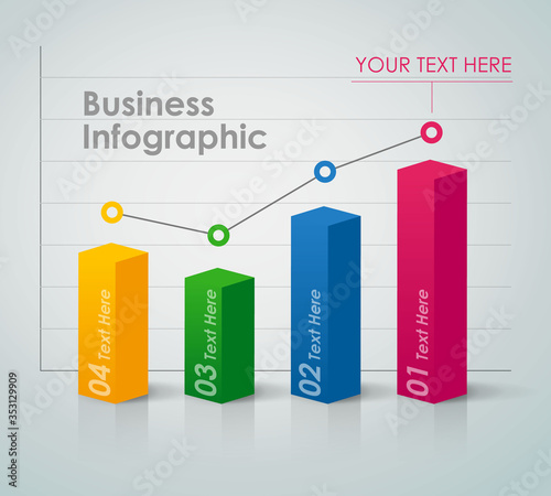 Business Infographic - bar chart