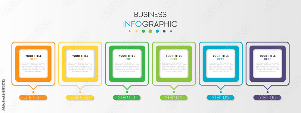 Business infographic element with options, steps, number vector template design Business infographic element with options, steps, number vector template design