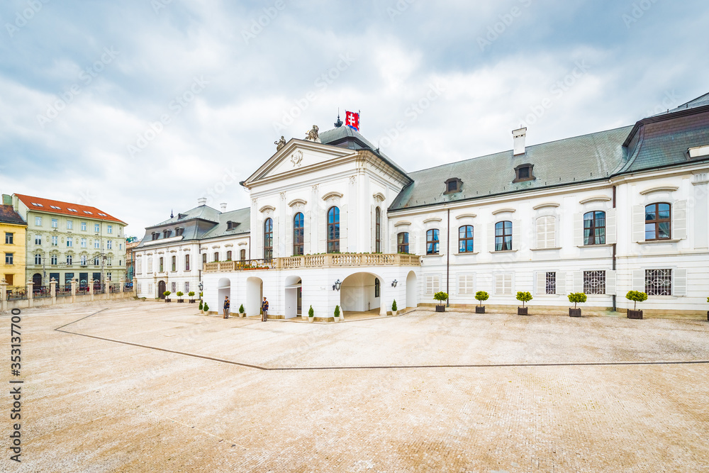 Obraz premium Grassalkovich Palace in Bratislava, Slovakia.