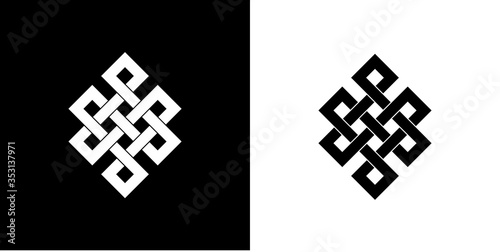 Celtic Irish patterns and braids - vector