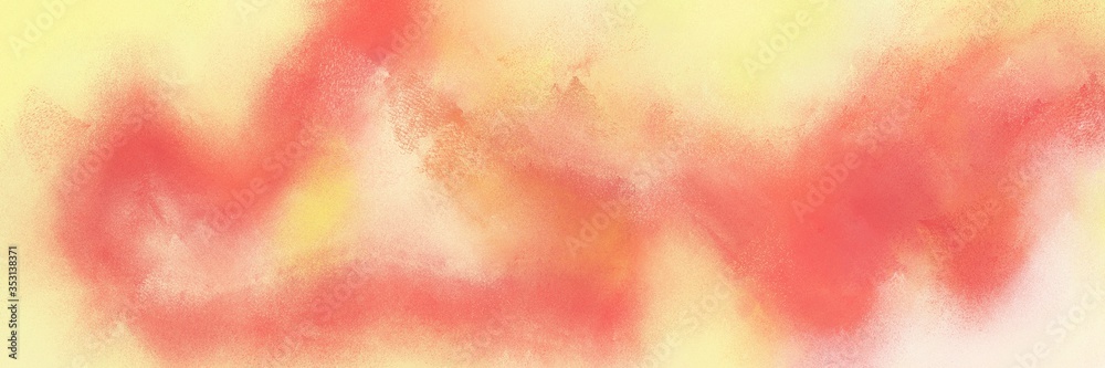 painted vintage horizontal background header with skin, pastel red and salmon color. can be used as header or banner