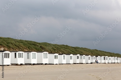 Beach huts in Lokken, Denmark  © Ricochet64
