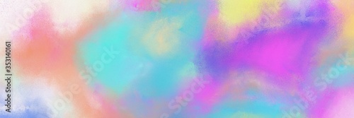 painted decorative horizontal background with silver, thistle and sky blue color. can be used as header or banner