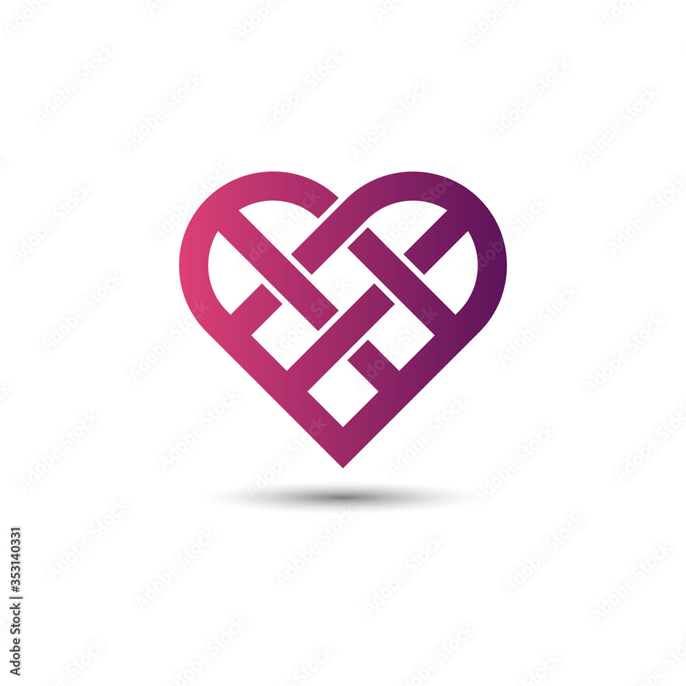 Heart Love Logo Vector Design Template Heart Love Logo Vector Design Template