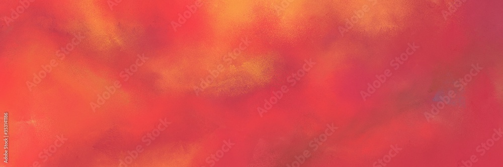 painted old horizontal background banner with moderate red, coral and indian red color. can be used as header or banner