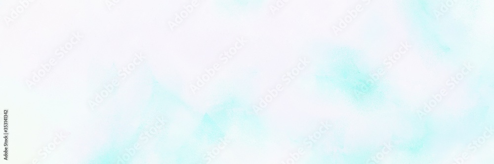 abstract aged horizontal background design with alice blue, light cyan and pale turquoise color. can be used as header or banner