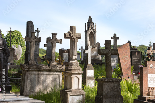 Lychakiv Cemetery in Lviv, Ukraine