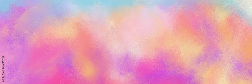 abstract antique horizontal texture with pastel magenta, neon fuchsia and light gray color. can be used as header or banner