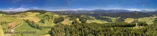Emmentaler Aussicht in der schönen Schweiz