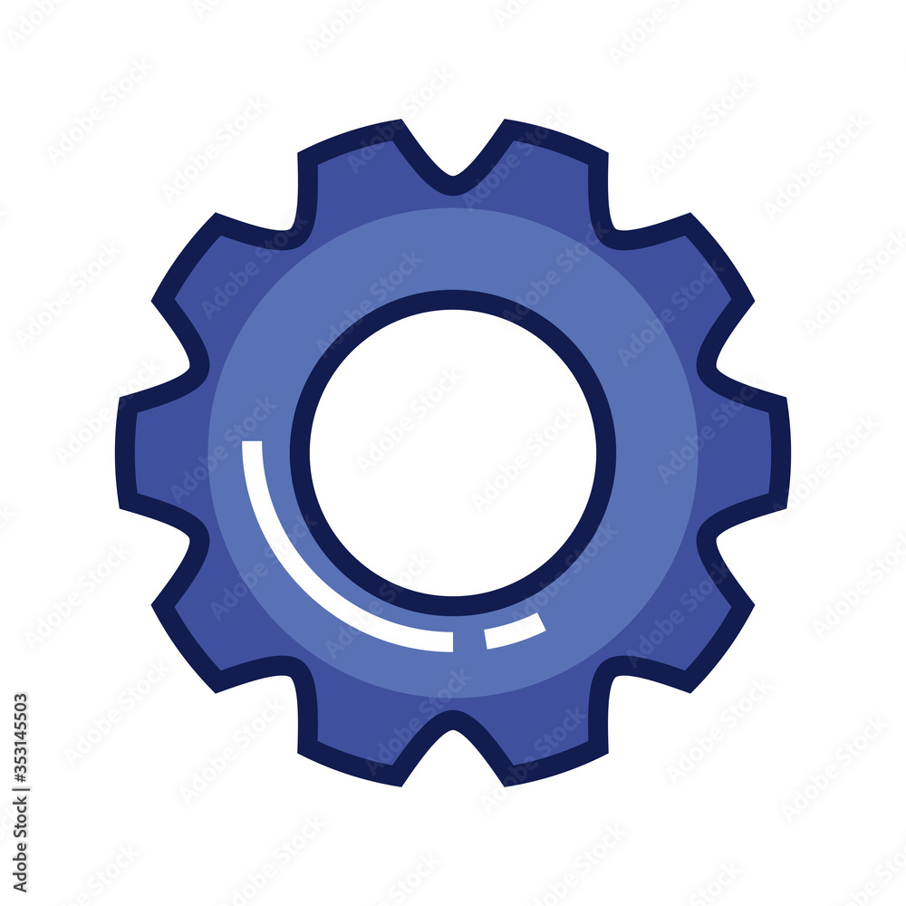 gear icon, sprocket , setting on white background vector illustration design gear icon, sprocket , setting on white background vector illustration design