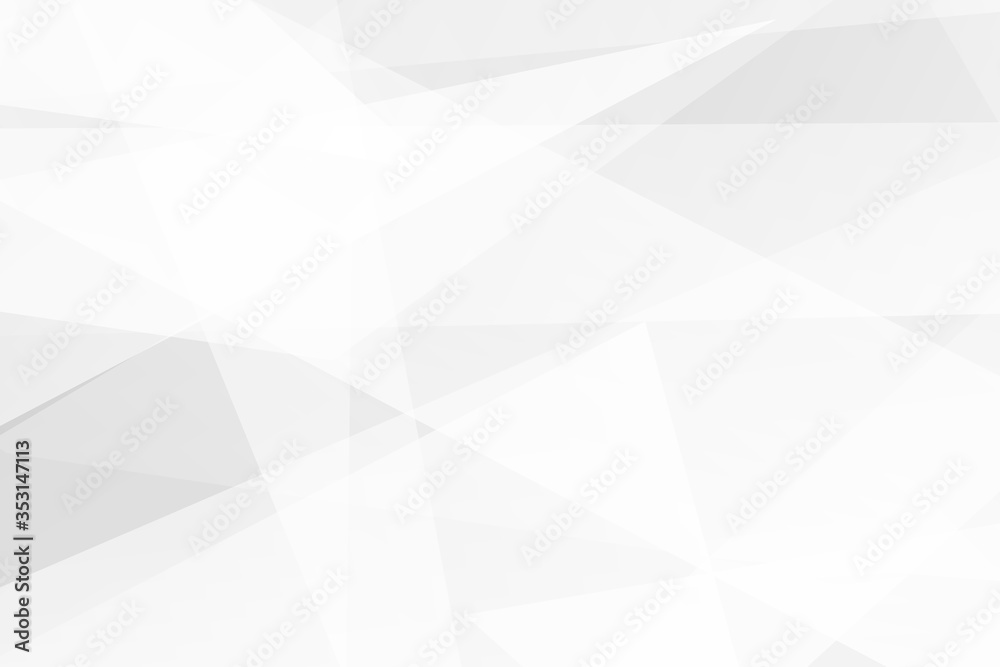 Fototapeta premium Abstract white and grey on light silver background modern design. Vector illustration EPS 10.