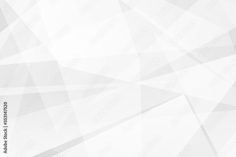 Fototapeta premium Abstract white and grey on light silver background modern design. Vector illustration EPS 10.