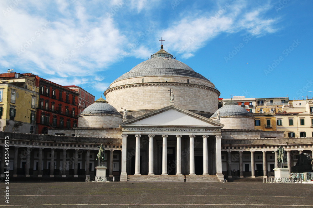 The church of San Francesco di Paola, Naples, Italy