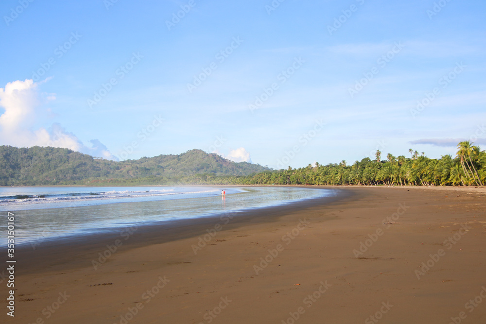 Paradise tropical beach in Tambor, Costa Rica Paradise tropical beach in Tambor, Costa Rica