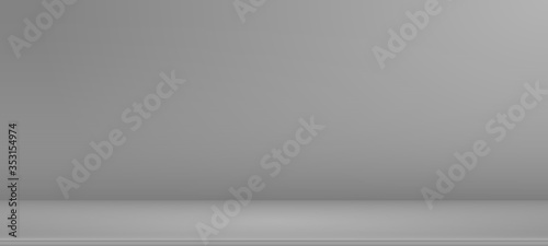 Wallpaper Mural Scene mockup. Minimalist empty podium for branding. Abstract realistic scene or 3D stage studio for advertise product or banners. Vector illustration. Torontodigital.ca